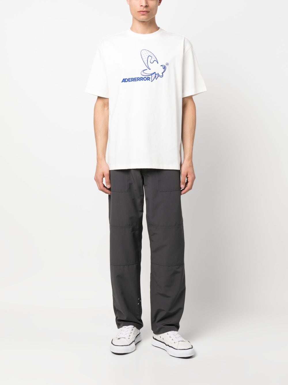 Ader Error embroidered-logo T-shirt - Farfetch