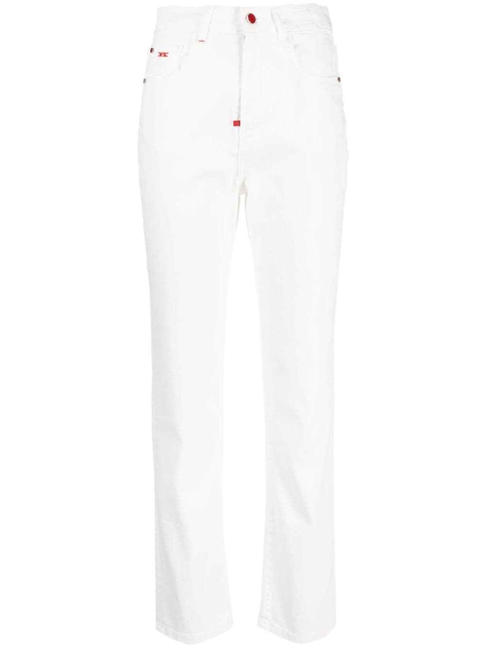 Kiton Jeans In White