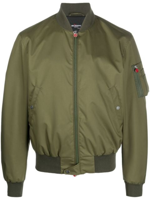 Kiton zip-up bomber jacket