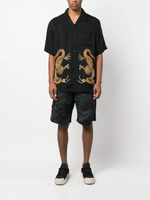 と*ふ様 maharishi 迷彩ショートスイムパンツ Maharishi カモフラージュ ショートパンツ | ブラック | FARFETCH JP