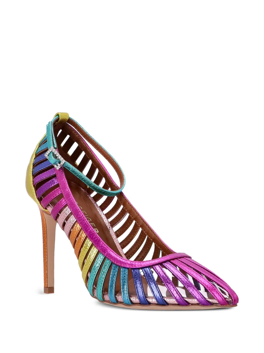 KG Kurt Geiger Pierra Court leren pumps - Veelkleurig