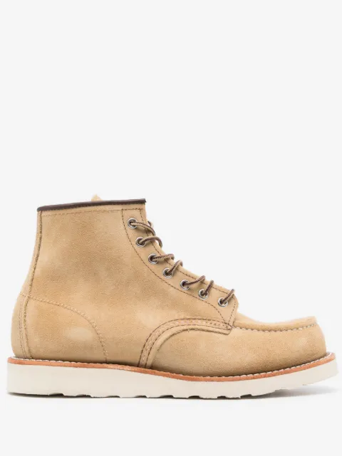 Red Wing Shoes round-toe suede ankle boots