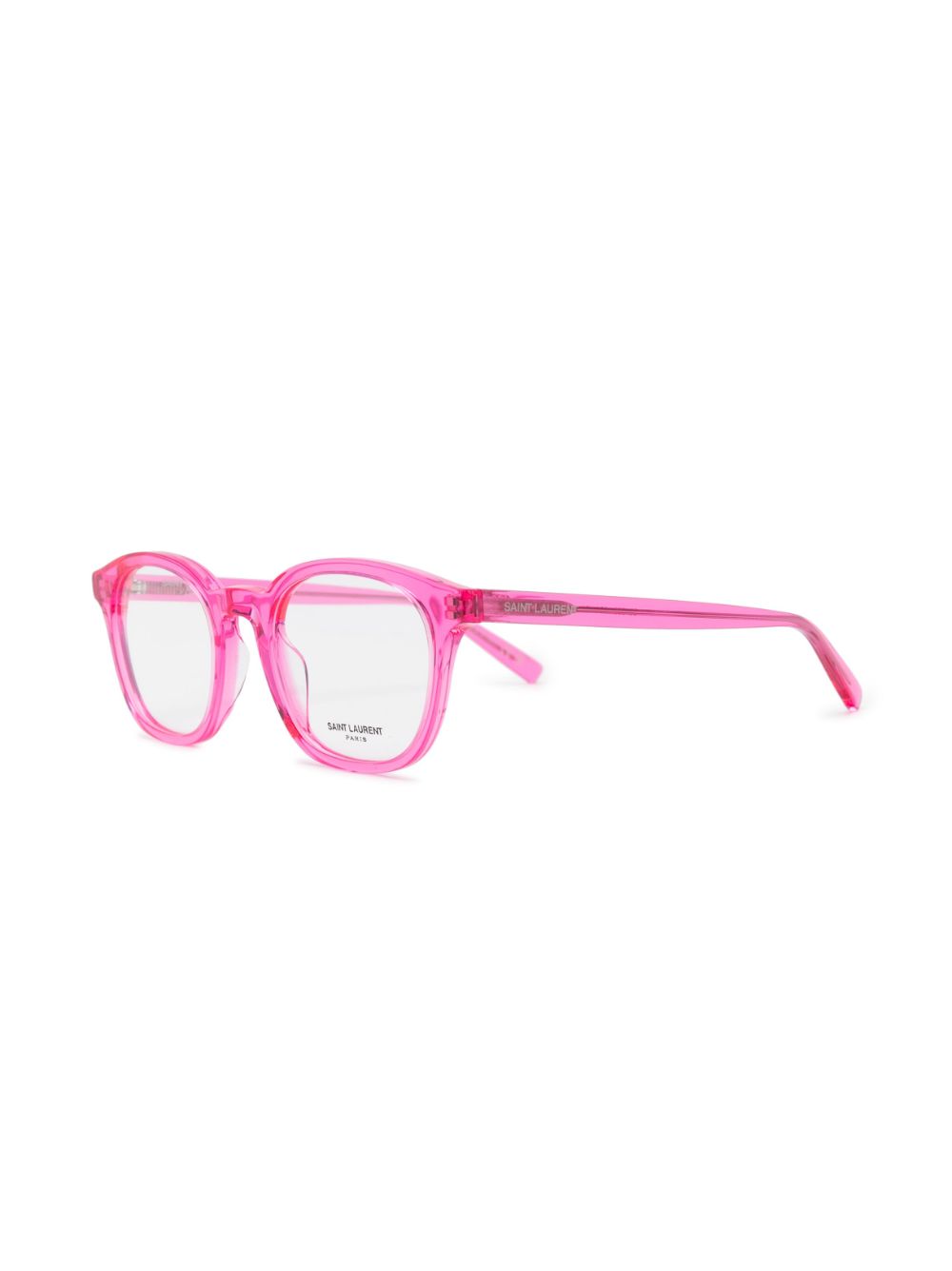 Saint Laurent Eyewear Bril met rond montuur - Roze