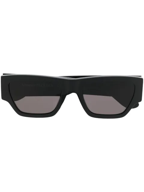 Alexander McQueen Eyewear engraved-logo arm sunglasses