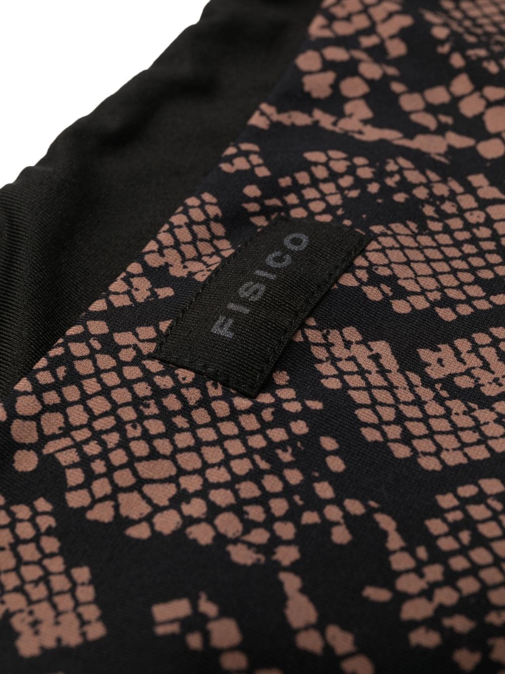Shop Fisico Leopard-print Bikini In Brown