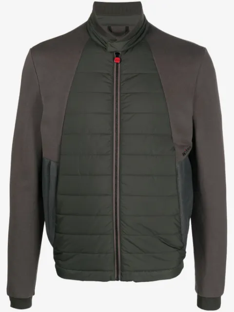 Kiton veste matelassée Blouson à fermeture zippée