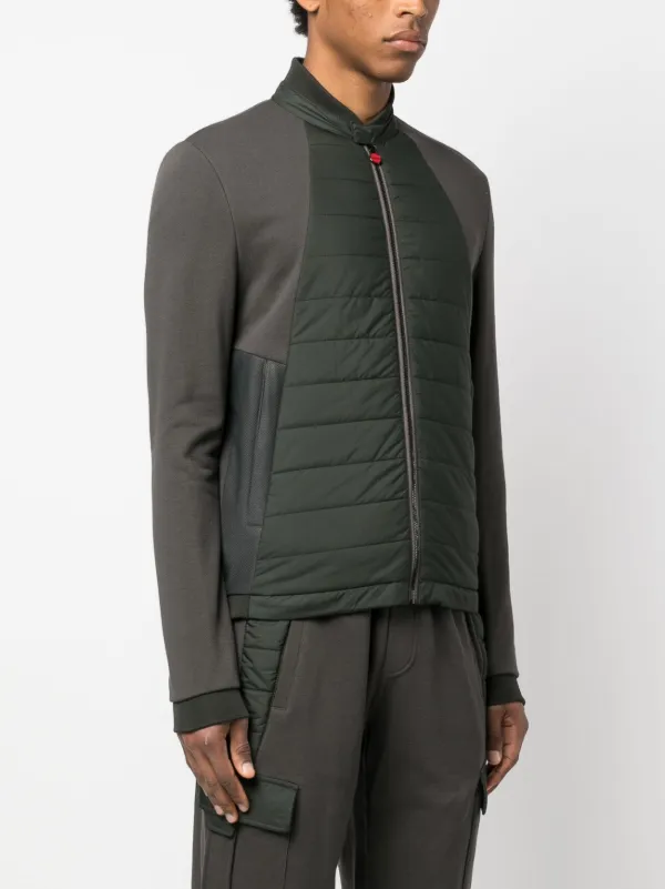 Kiton Blouson zip-up Quilted Jacket | Green | FARFETCH ZA