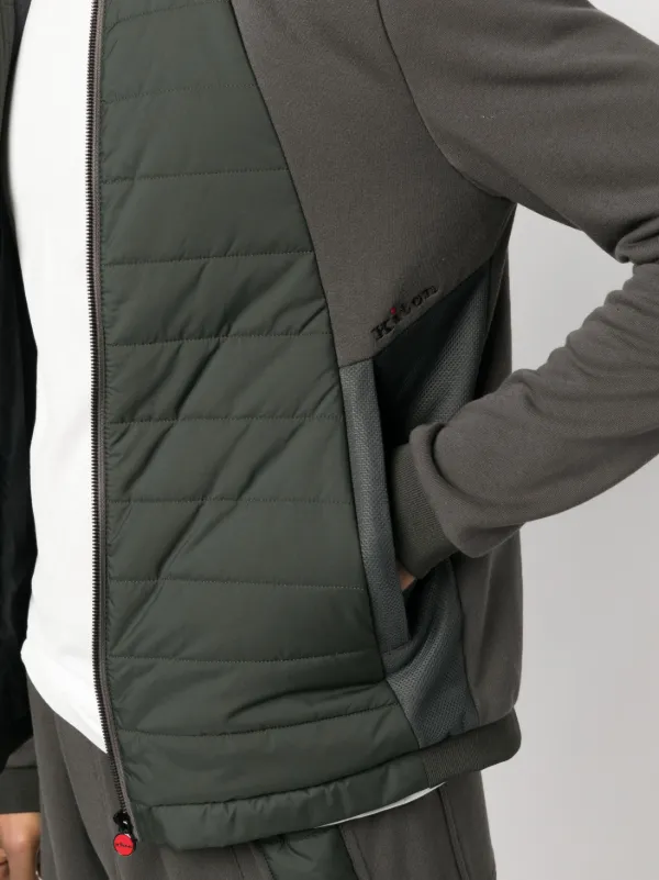 Kiton Blouson zip-up Quilted Jacket | Green | FARFETCH ZA