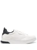Bugatti contrast-heel panelled sneakers - White