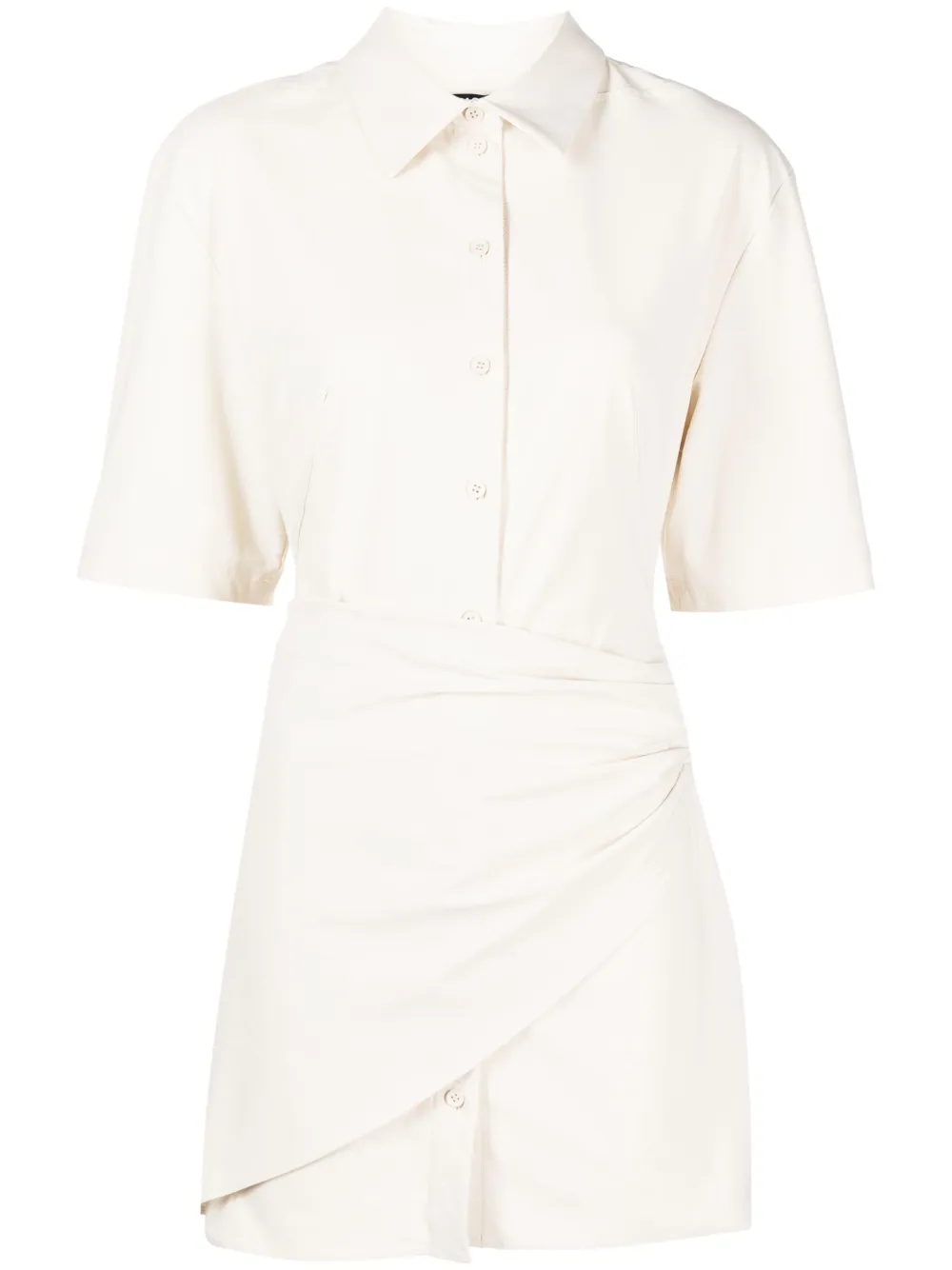 Jacquemus Synthetic Fibers Dress In Neutrals