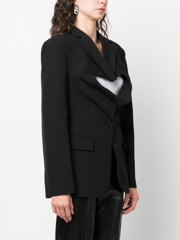 Botter Heart cut-out Blazer - Farfetch