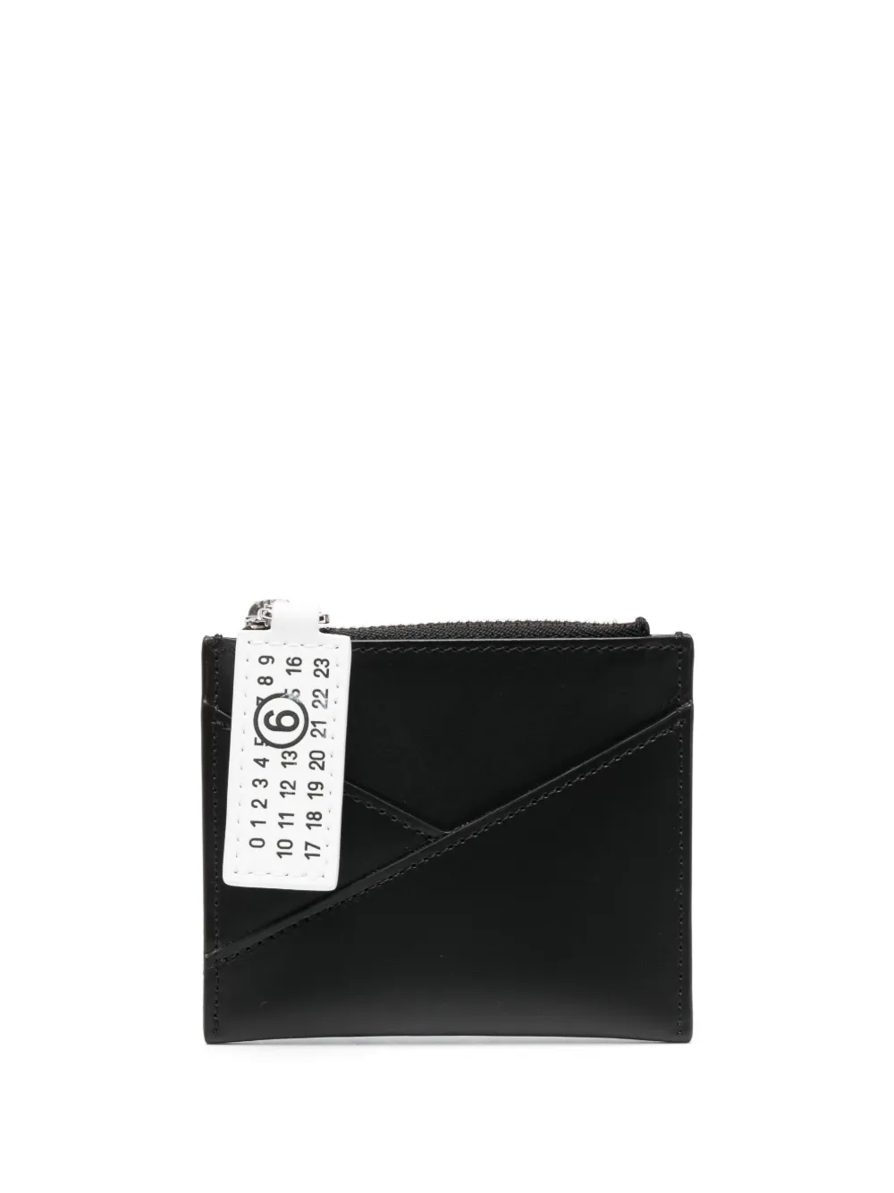 MM6 Maison Margiela four-stitch Logo Leather Wallet - Farfetch