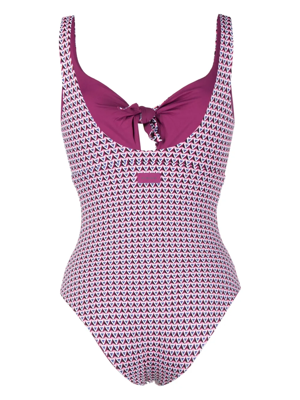 Fisico Badpak met grafische print - Paars