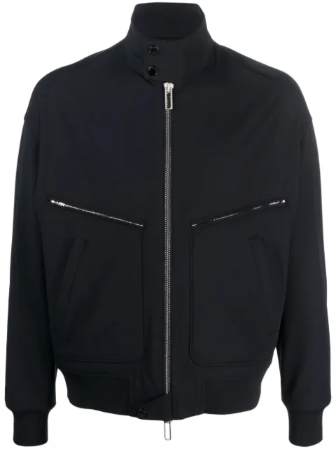 Emporio Armani zip-detail bomber jacket