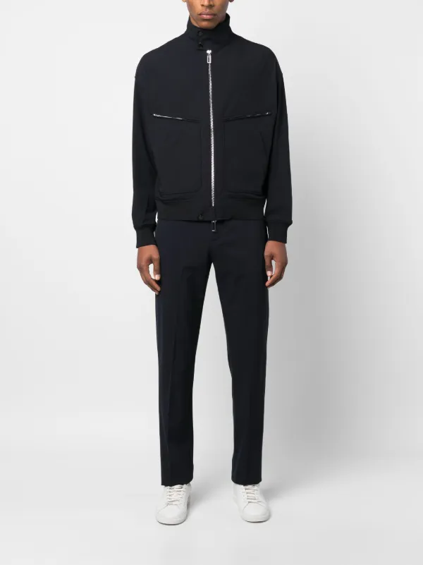 Emporio Armani ジップディテール ボンバージャケット - Farfetch