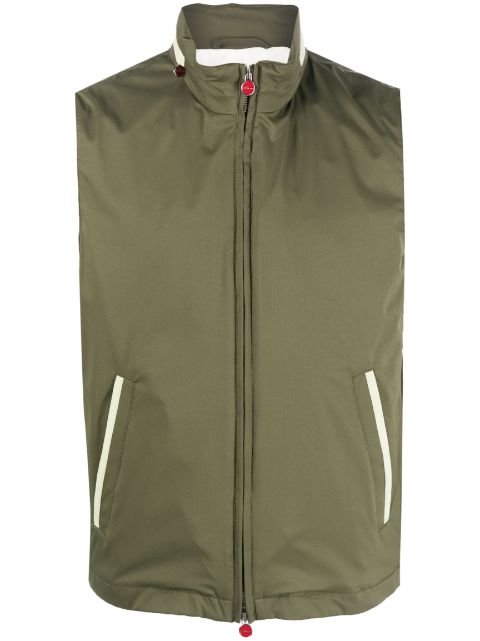 Kiton lightweight zip-up gilet