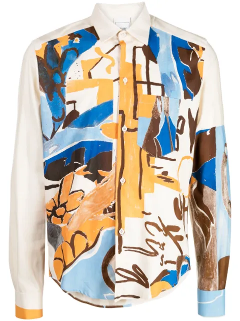 Bethany Williams graphic-print cotton shirt 