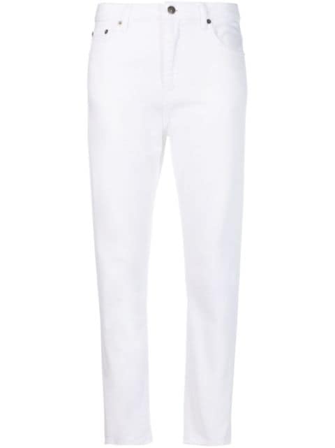 DONDUP cropped slim-fit trousers