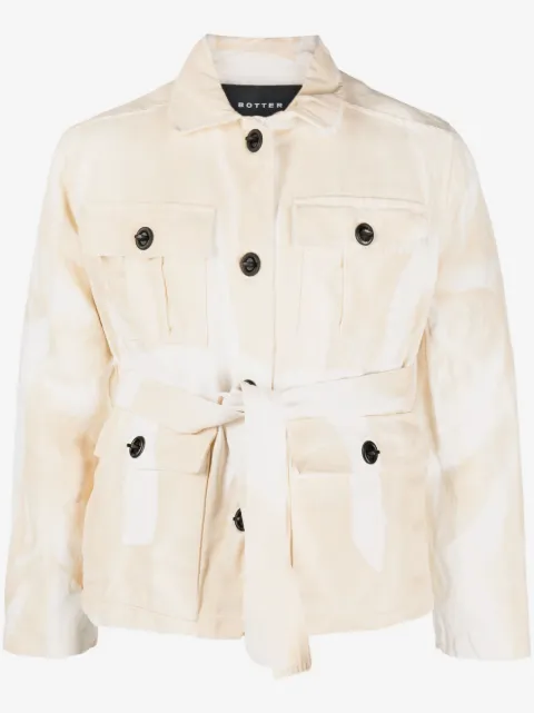 Botter veste ceinturée à manches longues
