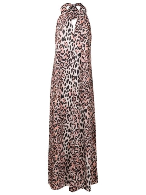 Brigitte leopard-print beach dress