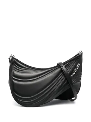 Mugler デボス ショルダーバッグ | ブラック | FARFETCH JP