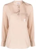 Peserico sequin-embellished shirt - Pink