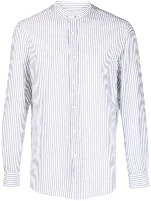 Brunello Cucinelli long-sleeve striped buttoned shirt