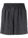 Brunello Cucinelli beaded-trim relaxed shorts - Grey