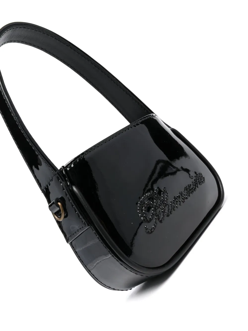 Crystal-Embellished Logo Mini Bag