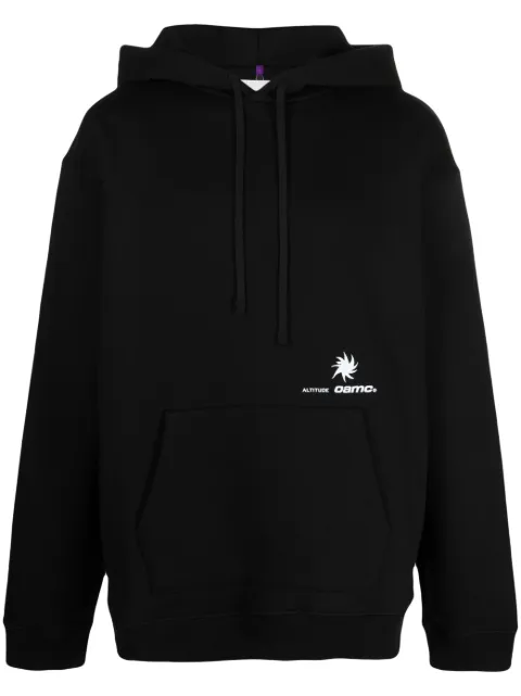 OAMC logo-print drawstring hoodie
