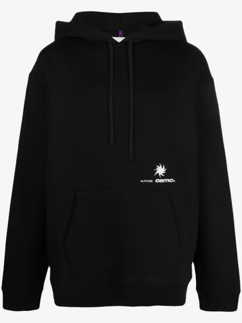 OAMC logo-print drawstring hoodie