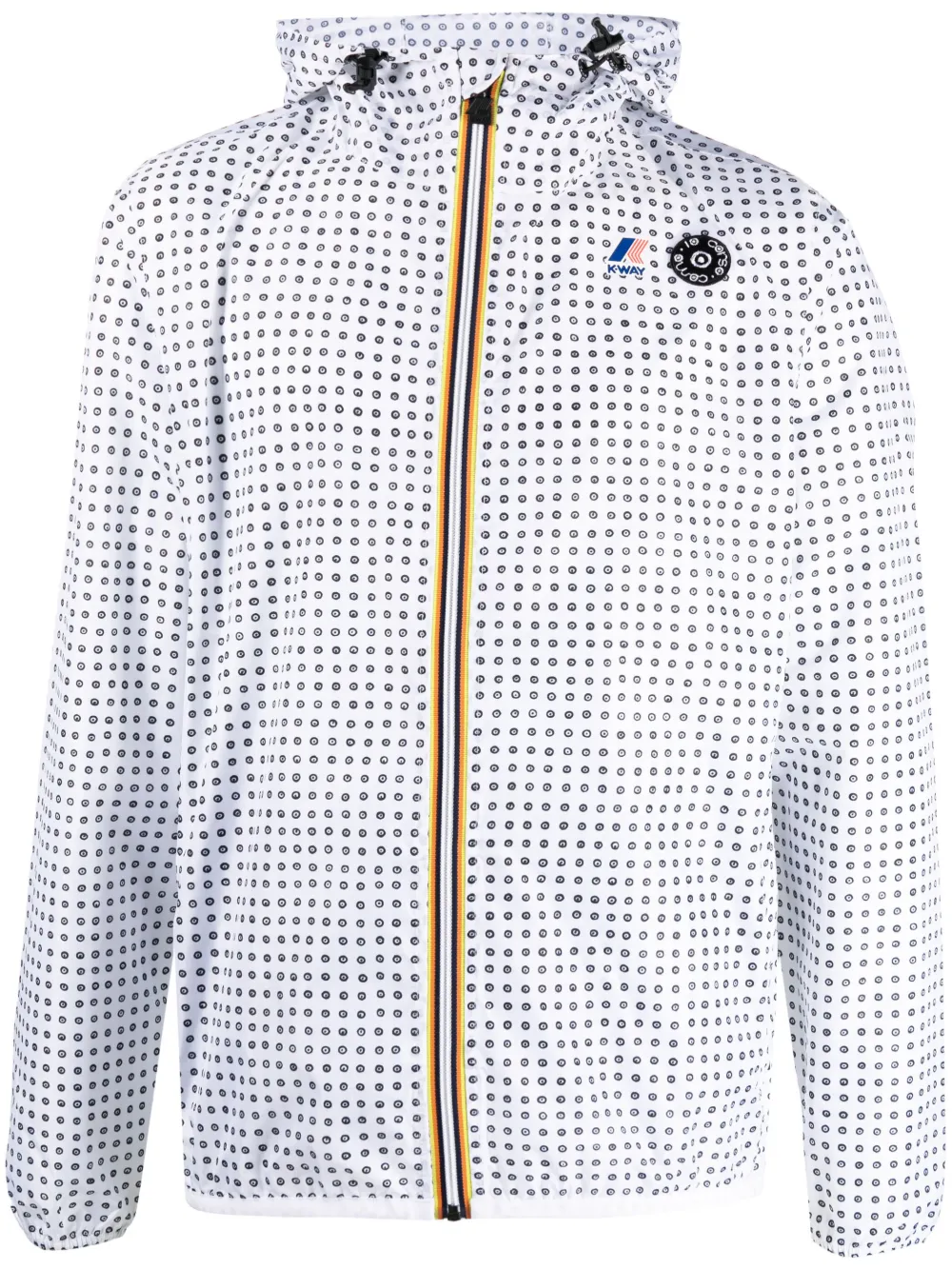 x 10 CORSO COMO polka-print zipped jacket