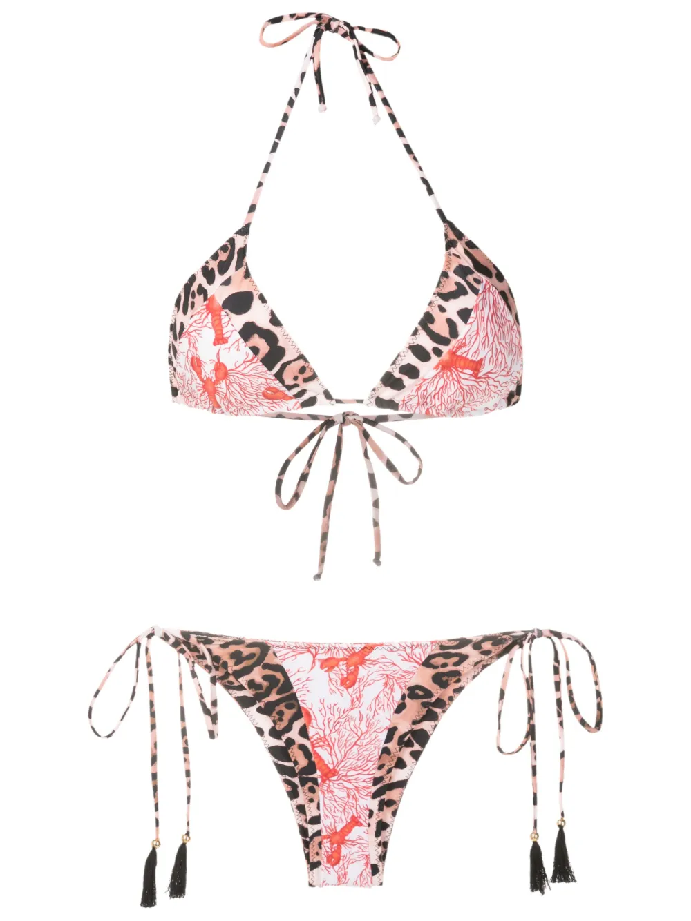 Brigitte Mix Print Bikini Set Farfetch 0902