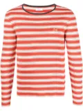 ERL embroidered-logo crew-neck jumper