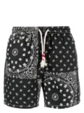 MC2 Saint Barth paisley print swimming shorts - Black