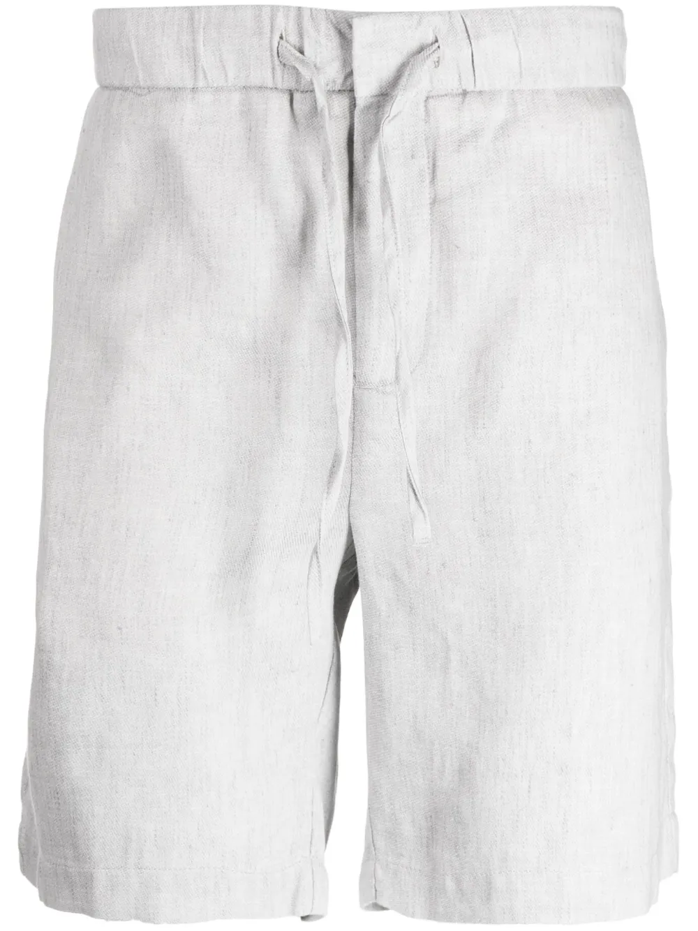 Frescobol Carioca Felipe linen-cotton shorts | Grey | Image 1