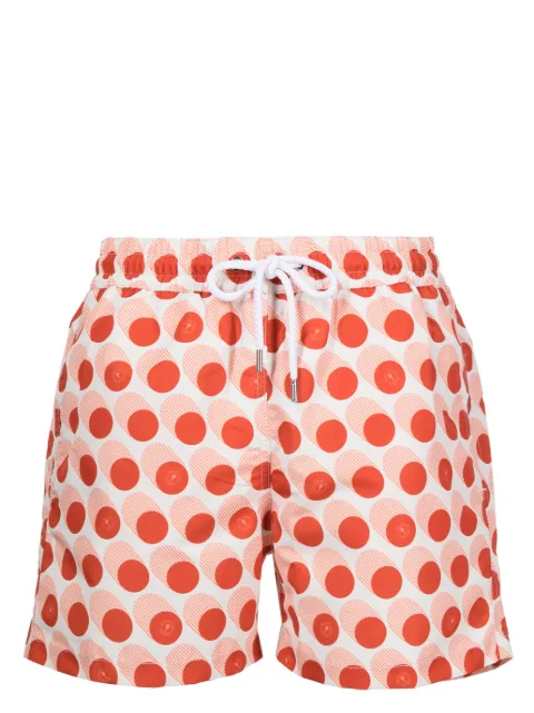 Frescobol Carioca polka-dot swim shorts