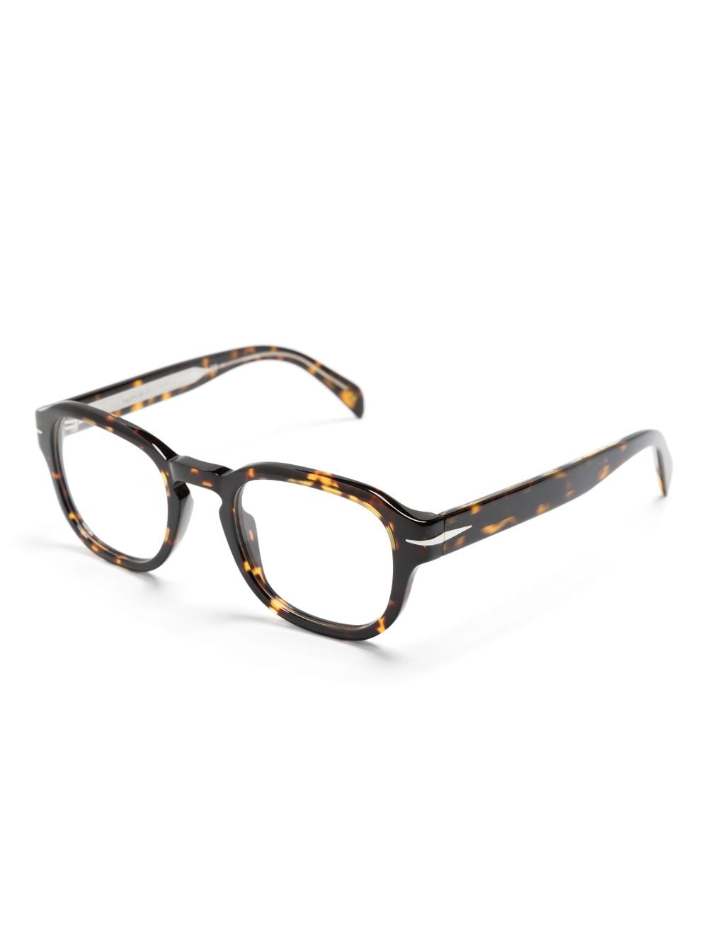 Image 2 of Eyewear by David Beckham tortoiseshell round-frame glasses