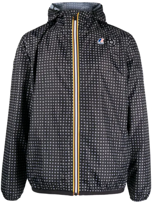 K-Way veste zippée à pois - Noir - K-Way - Modalova