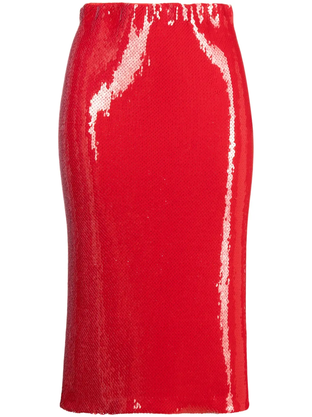 N°21 Pencil Skirt In Red