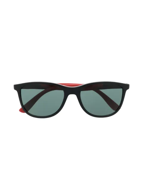 RAY-BAN JUNIOR tofarvede solbriller med rundt stel