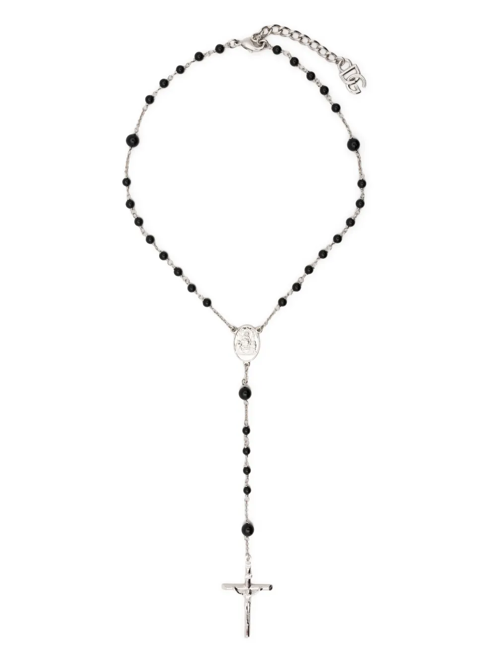 Dolce & Gabbana Rosary crosspendant Necklace Farfetch