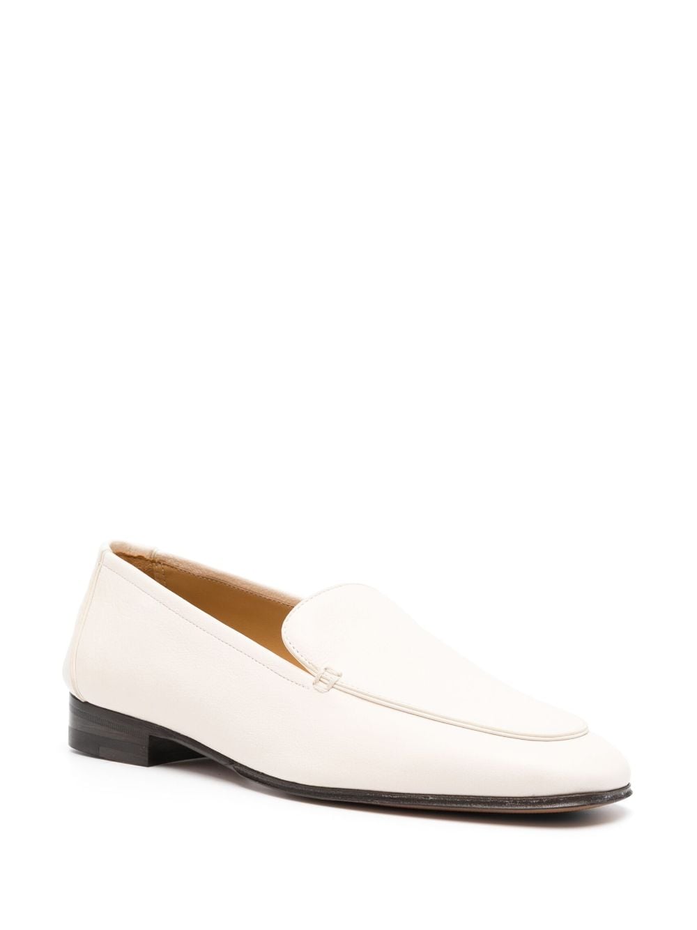 Shop The Row Adam Leather Loafers In Neutrals