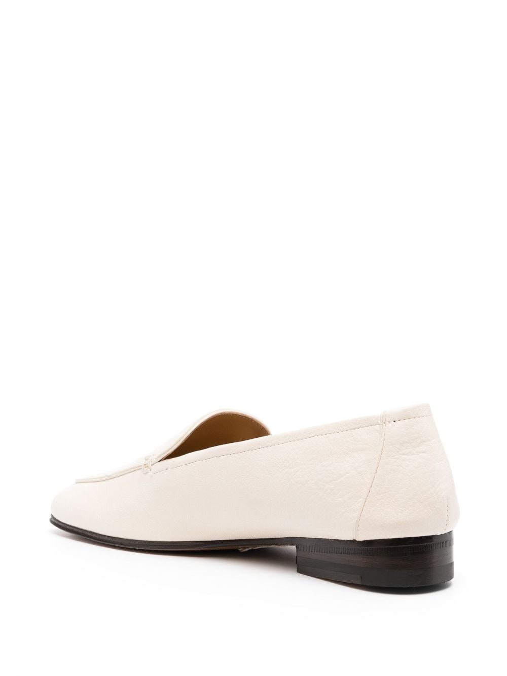 The Row Adam leren loafers Beige