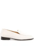 The Row Adam leather loafers - Neutrals