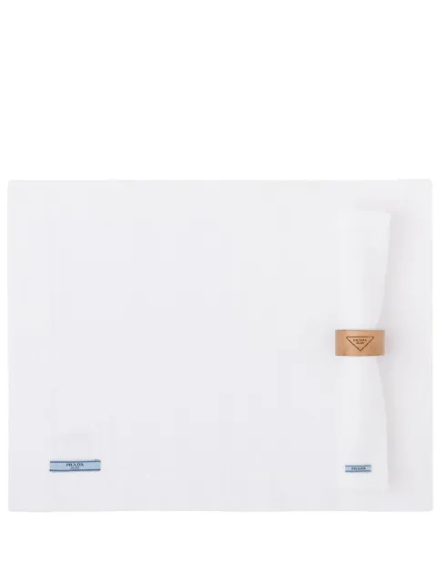 Prada linen placemat-and-napkin set