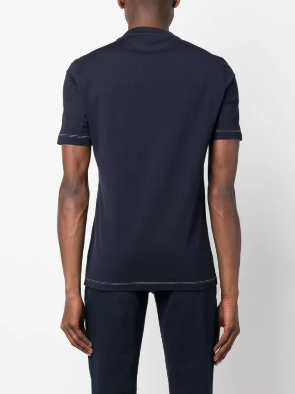 Brunello Cucinelli ロゴ Tシャツ | ブルー | FARFETCH JP