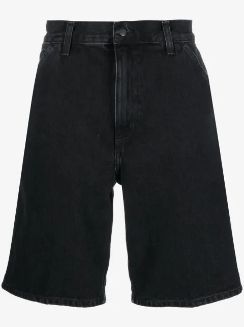 Carhartt WIP short cargo en jean à patch logo