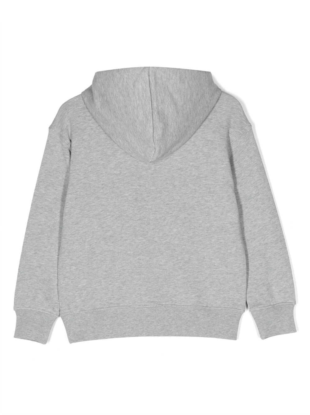 Shop Aspesi Logo-embossed Cotton Hoodie In Grau