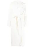 QUIRA double-breasted cotton coat - Neutrals